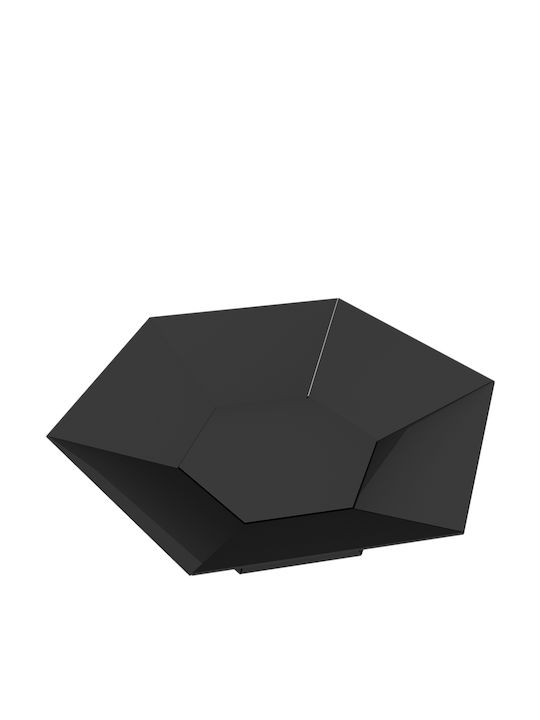 Kratki Firepit Black 69.5x60.2x18cm