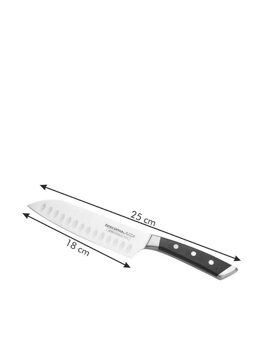 Tescoma Azza Μαχαίρι Santoku από Ανοξείδωτο Ατσάλι 18cm