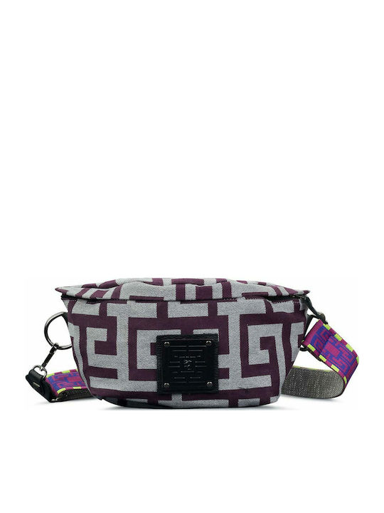 Ostrako Waist Bag Grey/Purple