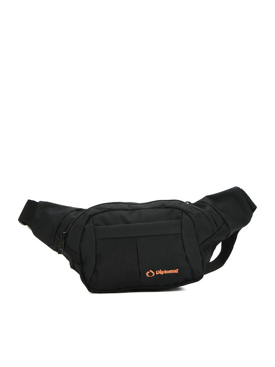 Herren Bum Bag Taille Schwarz