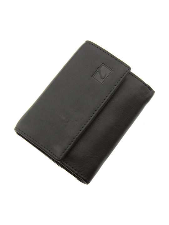Leather Men's Wallet Classic with RFID Black