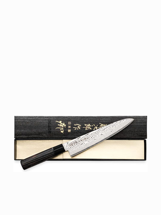 Tojiro Shippu Black Knife Chef from Damascus Steel 24cm