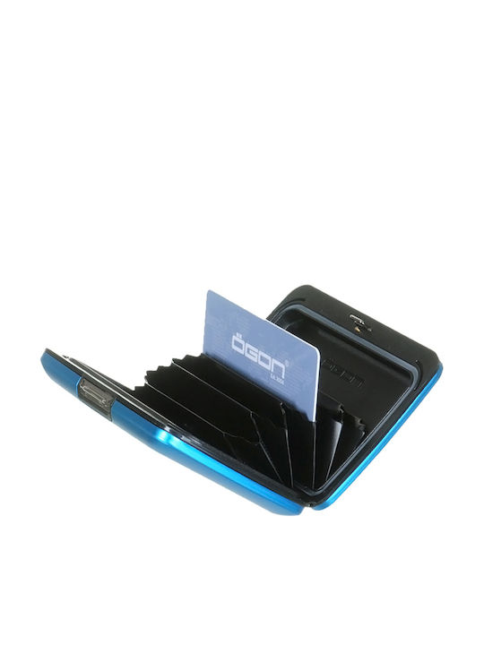 Stockholm V2 Men's Wallet Cards with RFID Blue