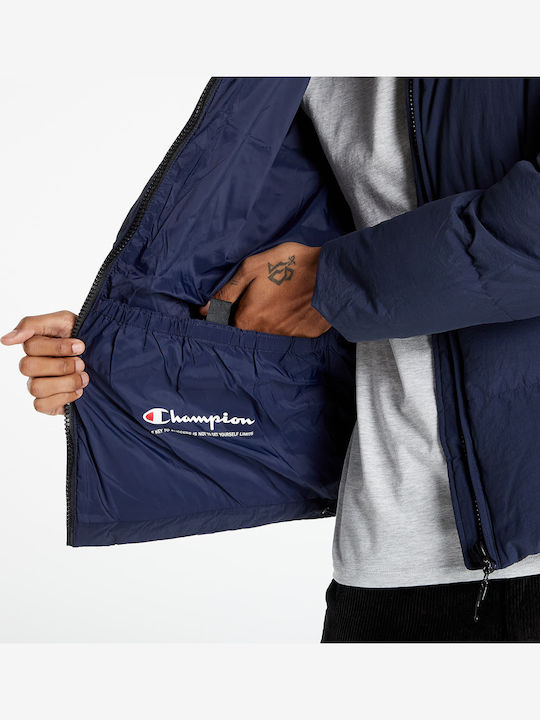 Winter Jacke Puffer Marineblau