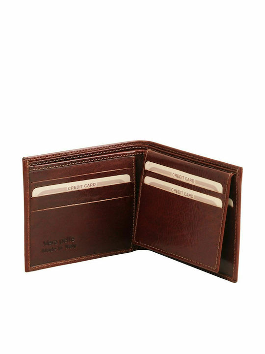 Leather Men's Wallet Classic Brown