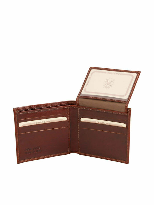 Leather Men's Wallet Classic Brown