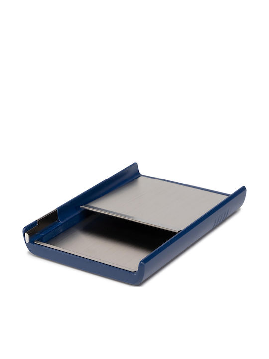 Cardslide Men's Wallet Cards with RFID and Slide Mechanism CS Blue