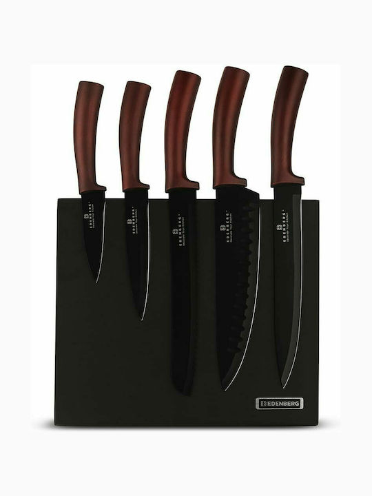 Edenberg Knife Set with Base made of Stainless Steel 20cm EB-963 6pcs