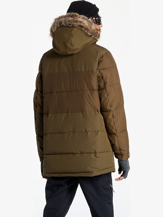 Columbia Marquam Peak Fusion Geacă pentru bărbați de iarnă Parka Olive