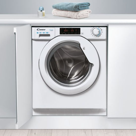 Candy Eingebaut Waschmaschine 8kg 1400 Umdrehungen Mix-Power-System + CBW 48TWME-S