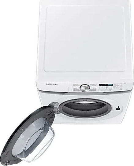 Samsung Πλυντήριο Ρούχων 18kg με Τεχνολογία Ατμού 1100 Στροφών Ecobubble WF18T8000GW/LV