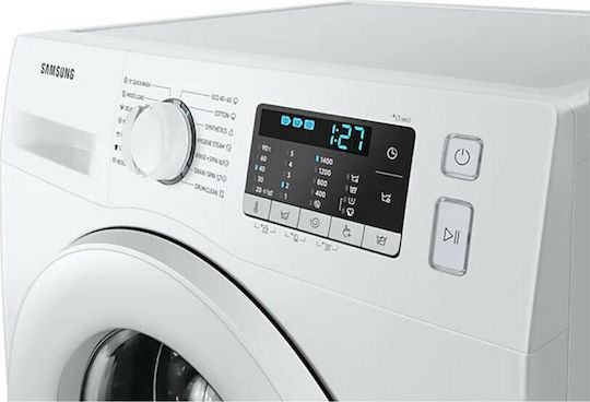 Samsung Πλυντήριο Ρούχων 8kg με Τεχνολογία Ατμού 1200 Στροφών Ecobubble WW80TA026TT/LE