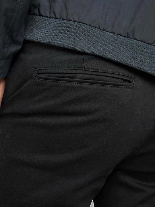 Marco Παντελόνι Chino Ελαστικό σε Slim Εφαρμογή Μαύρο