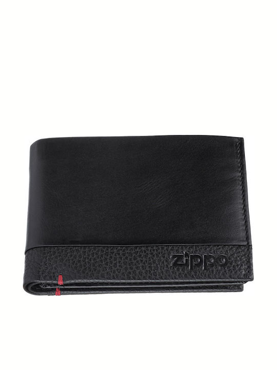 Leather Men's Wallet Cards Black