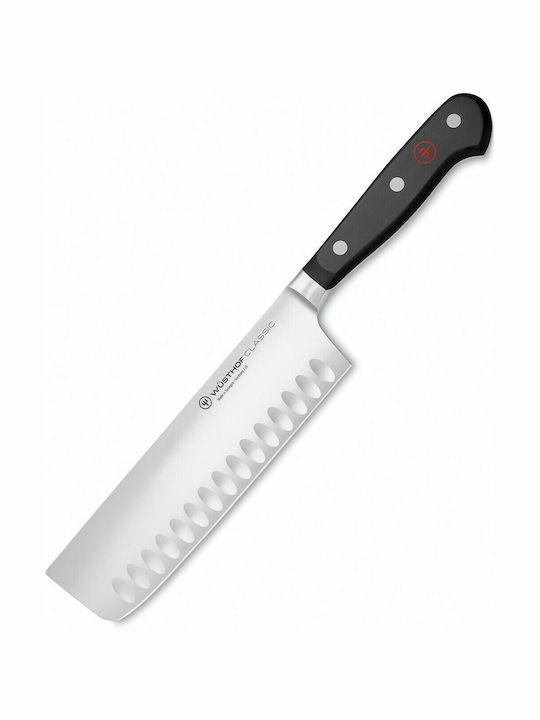 Wusthof Classic Μαχαίρι Nakiri από Ανοξείδωτο Ατσάλι Black 17cm 4193-17 1030132617