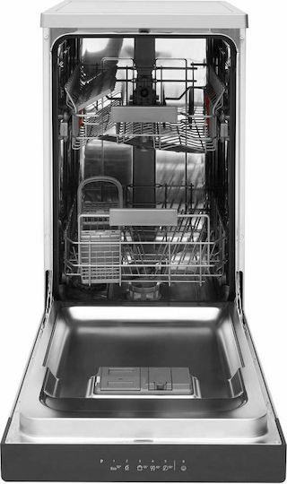 Whirlpool Freistehender Geschirrspüler für 10 Gedecke B45xH85cm Inox