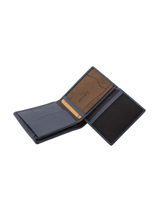 Leather Men's Wallet with RFID Black/Brown