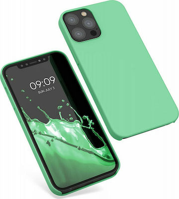 KWmobile Rubber Silicone Back Cover Peppermint Green (iPhone 12 / 12 Pro)