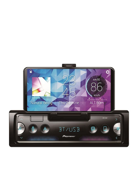 Pioneer Auto-Audiosystem 1DIN (Bluetooth/USB) mit Abnehmbares Bedienfeld