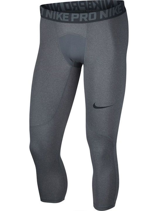 Nike Pro Herren Sportleggings Kompression Capri Gray