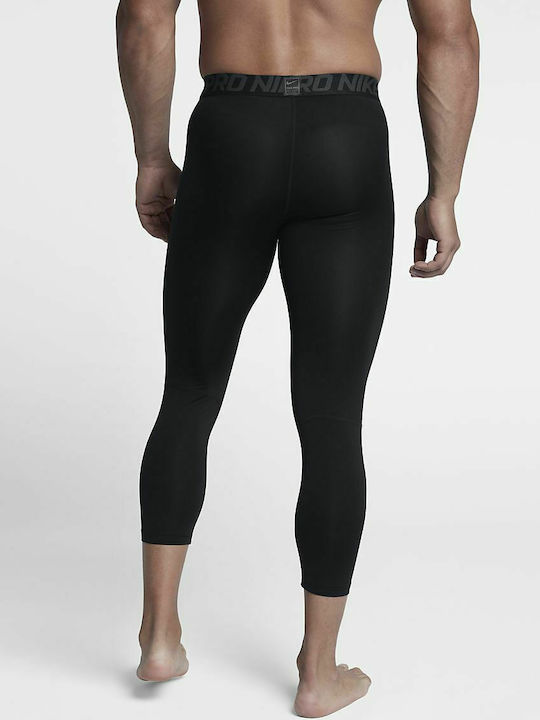 Nike Pro 3/4 Training Tights Men's Sports Capri Leggings Black