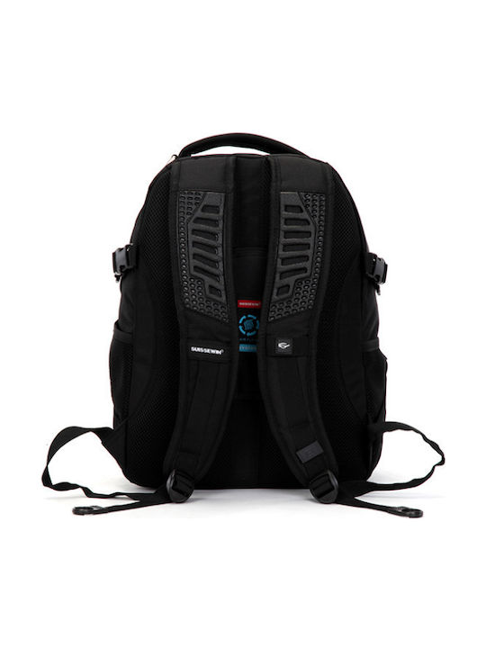 Suissewin Backpack Αδιάβροχο Μαύρο