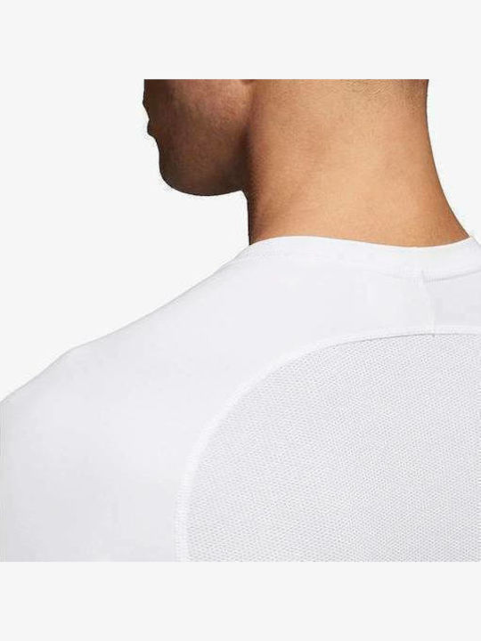 adidas Alphaskin Sport Herren Thermo Kurzarmshirt Kompression Weiß