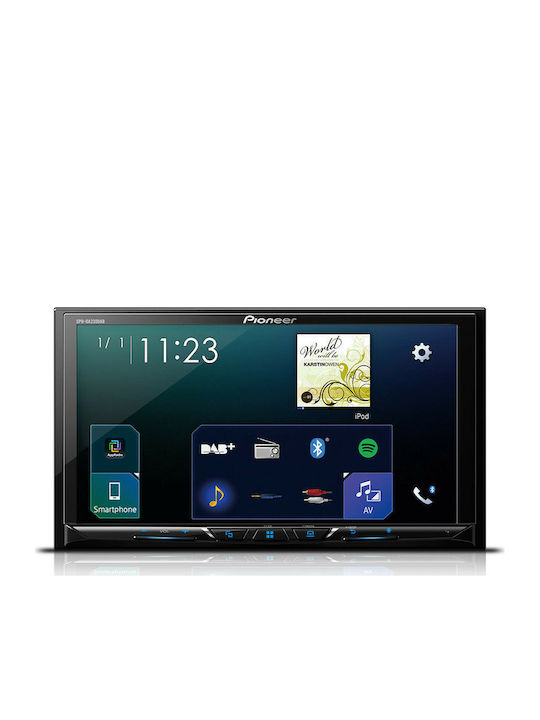 Pioneer Sistem Audio Auto 2DIN (Bluetooth/USB/AUX/GPS/Android-Auto) cu Ecran Tactil 7"