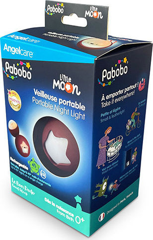 Pabobo Нощна Светлина Little Moon Usb Розова Cold