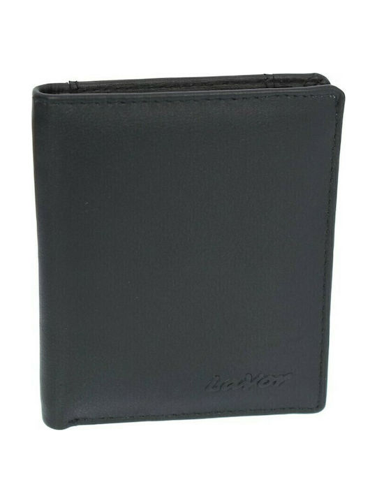 Leather Men's Wallet Classic with RFID Black