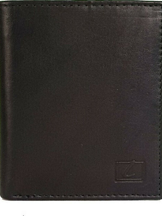 Leather Men's Wallet Classic with RFID Black