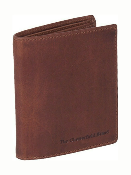 Leather Men's Wallet Classic Tabac Brown