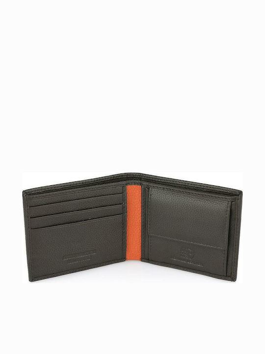 Leather Men's Wallet Classic Brown