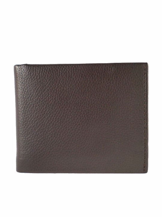 Leather Men's Wallet Classic Brown