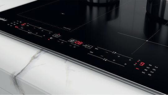 Whirlpool Επαγωγική Εστία με Πλαίσιο Αυτόνομη με Λειτουργία Κλειδώματος 59.8x51.6εκ.