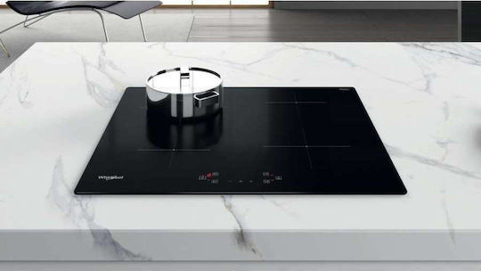 Whirlpool Επαγωγική Εστία Αυτόνομη με Λειτουργία Κλειδώματος 59x51εκ.