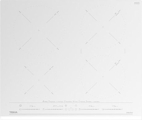 Teka Induction Cooktop Autonomous with Child Lock Function 60x51εκ. White