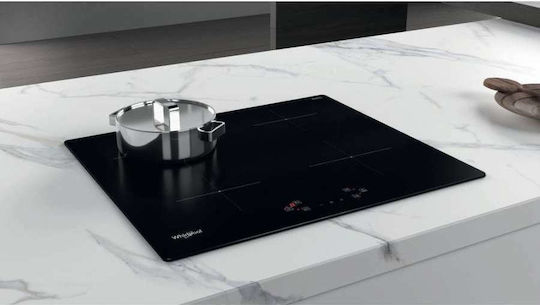 Whirlpool Επαγωγική Εστία Αυτόνομη με Λειτουργία Κλειδώματος 59x51εκ.