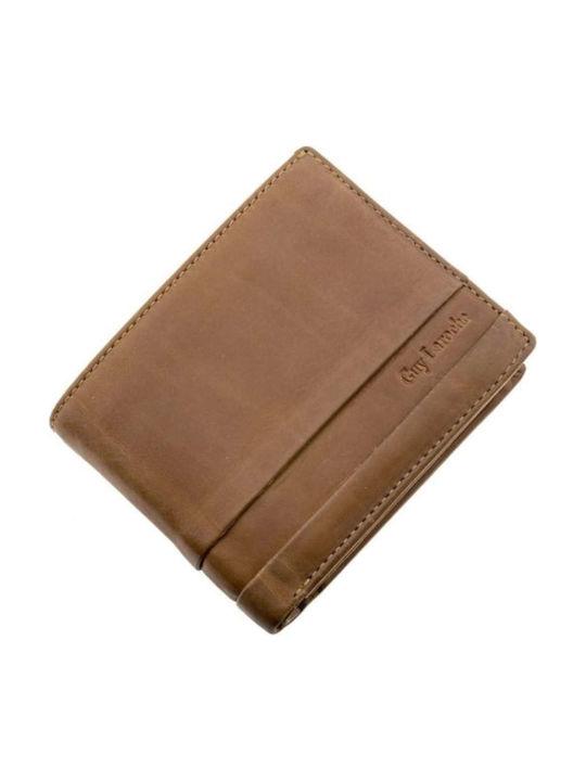 Guy Laroche 37202 Men's Leather Wallet Tabac Brown