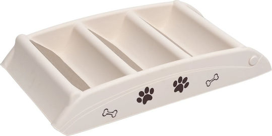 vidaXL Car Steps for Dog Folding Steps Cream 62x40x49.5cm Beige