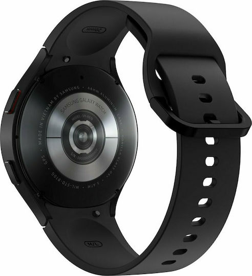 Samsung Galaxy Watch4 LTE Aluminium 44mm Waterproof with eSIM and Heart Rate Monitor (Black)