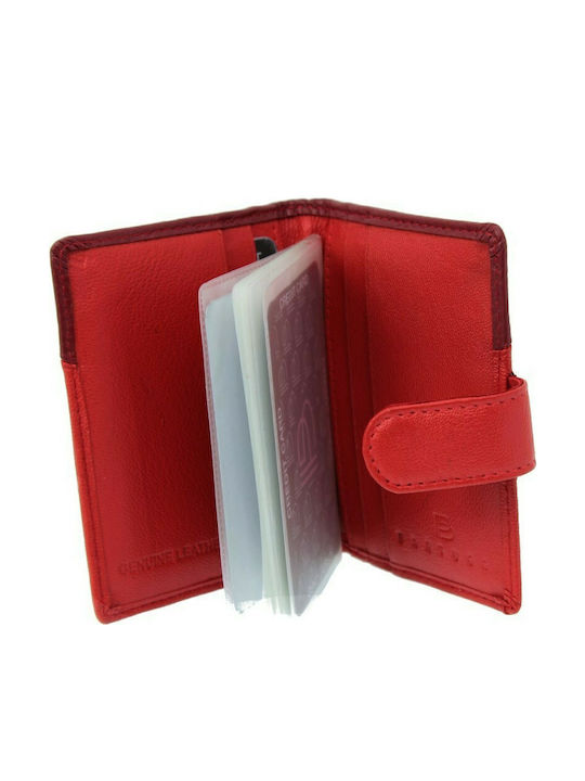 521-110 Leather Men's Wallet Cards Red