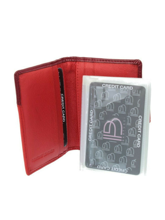 521-110 Leather Men's Wallet Cards Red