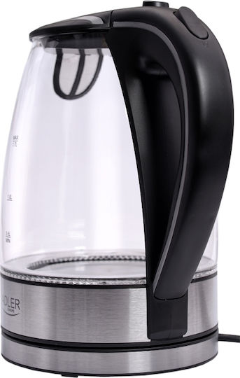 Adler AD-1225 Βραστήρας 1.7lt 2000W Μαύρος
