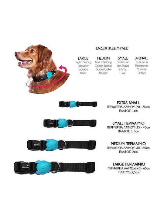 Zee-Dog NeoPro Amazonia Hundehalsband in Grün Farbe L 40-65cm