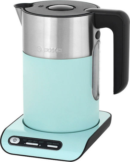 Bosch Βραστήρας 1.5lt 2400W Τιρκουάζ