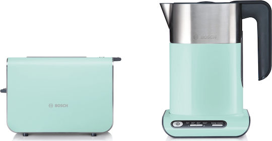 Bosch Βραστήρας 1.5lt 2400W Τιρκουάζ