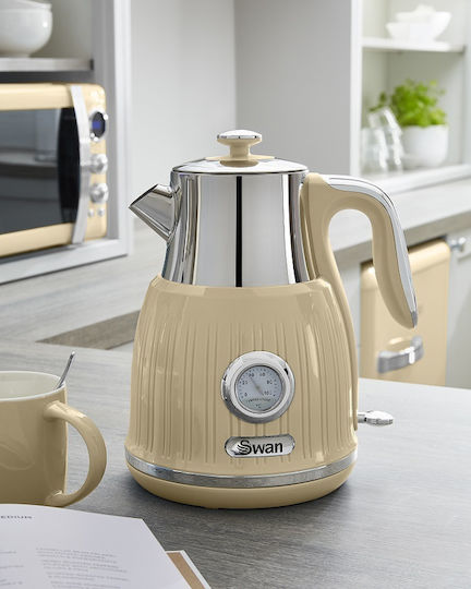 Swan SK31040 Βραστήρας 1.5lt 3000W Μπεζ