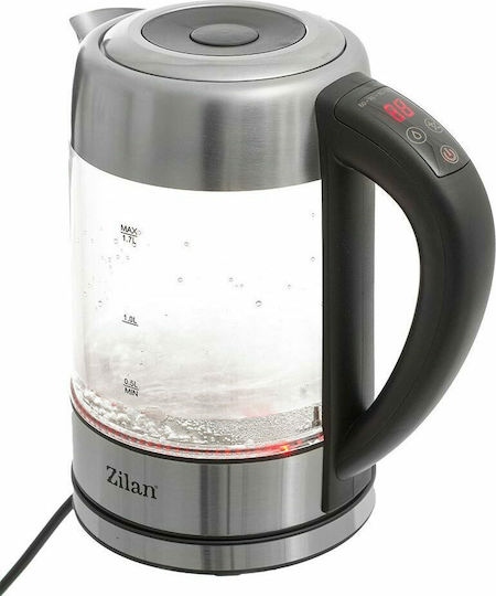 Zilan Βραστήρας 1.7lt 2200W Ασημί