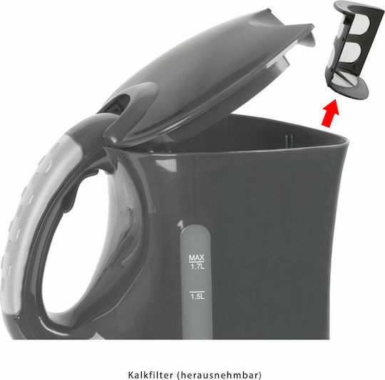 Bomann WK 5011 CB Grey Fierbător 1.7lt 2200W Gri